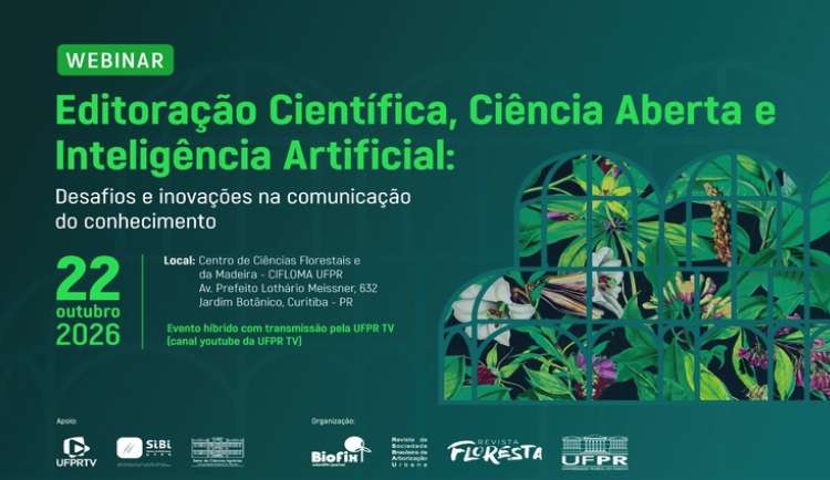 Revistas da UFPR promovem webinar sobre editoração científica, Ciência Aberta e IA